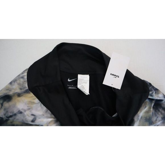 Nike NESSC331 001 Women's Sz Large Black Tie Dye Lined Swim Shorts $58+ - Picture 3 of 9